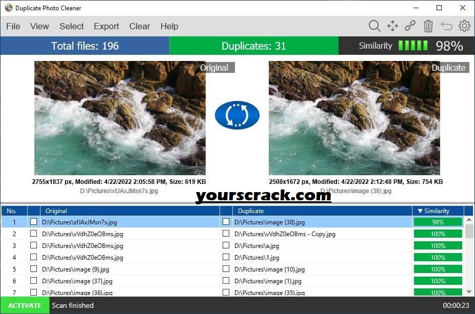 Chave de Registro do Duplicate Photo Cleaner