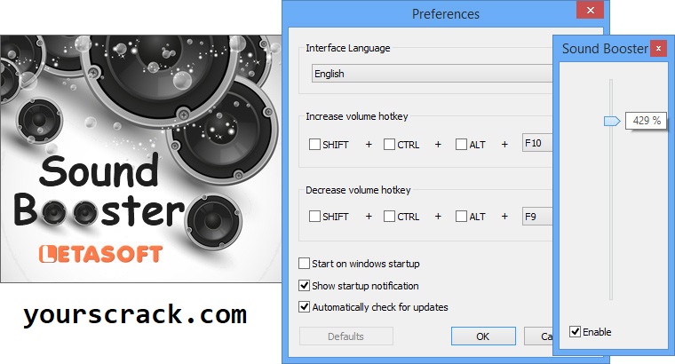 Chave do Produto Letasoft Sound Booster