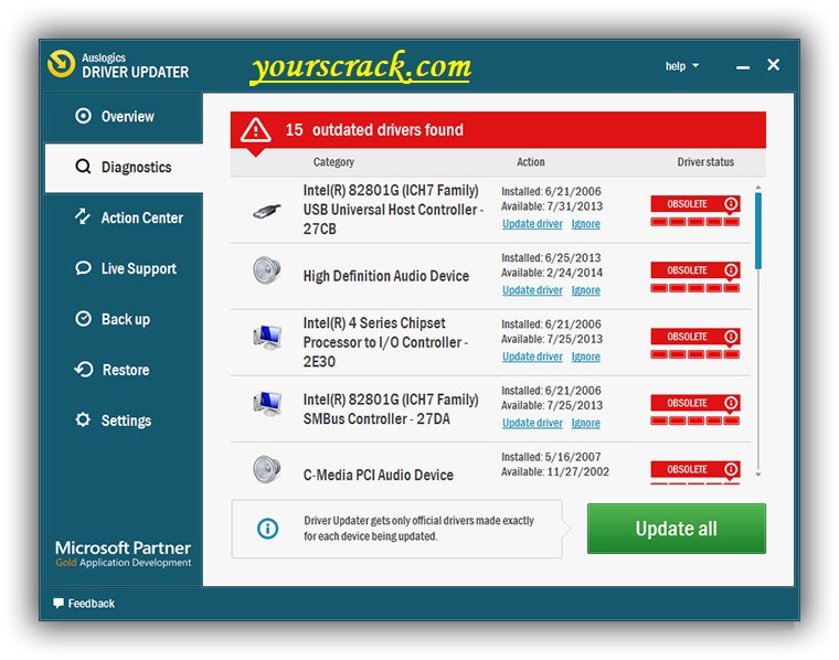 Chave Serial do Auslogics Driver Updater
